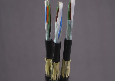 All dielectric self-supporting optical fiber cable (ADSS)