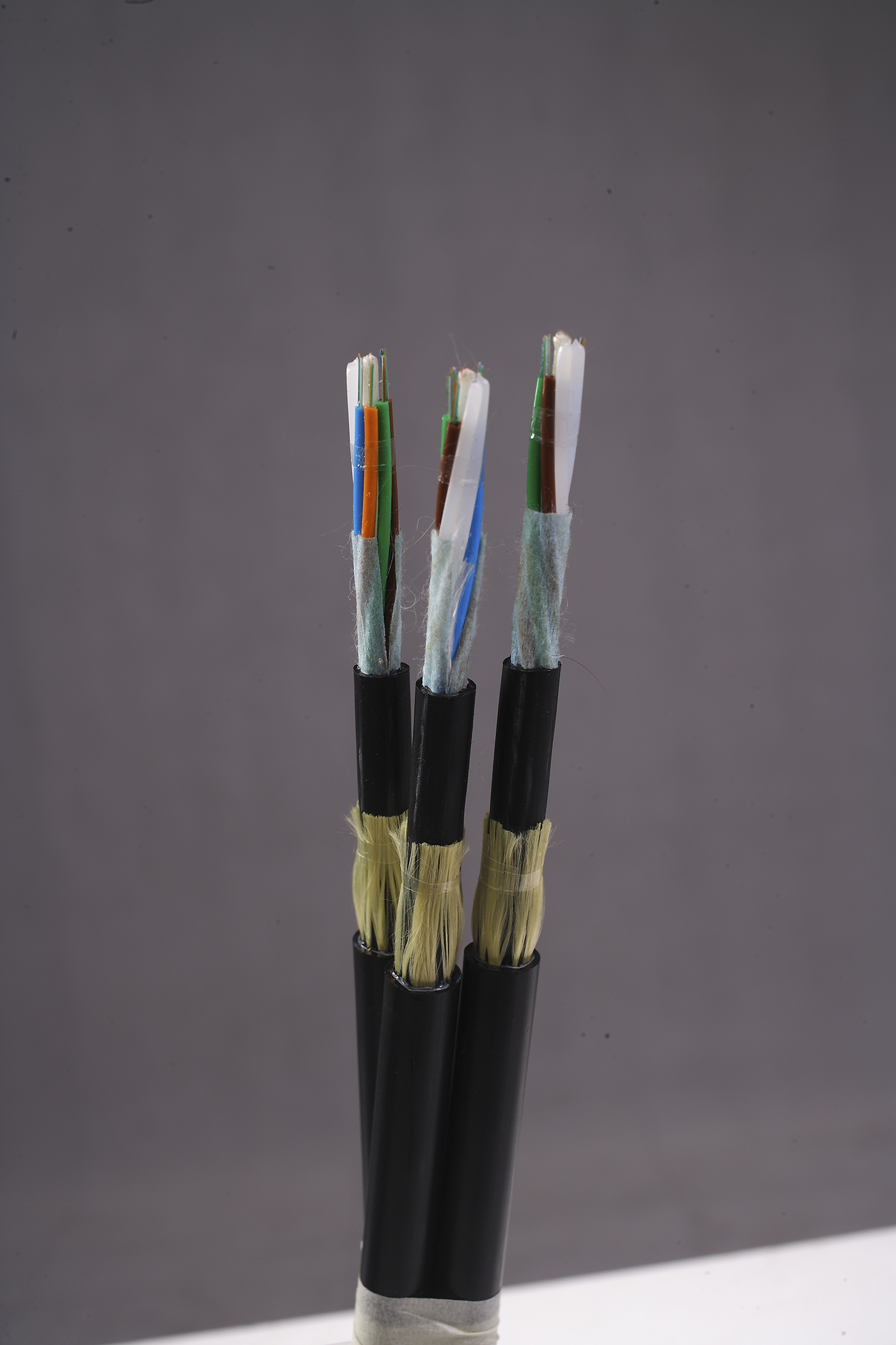 All dielectric self-supporting optical fiber cable (ADSS)